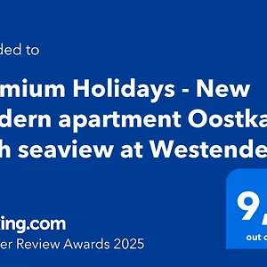  Appartement Premium Holidays - New Modern Oostkant With Seaview At Westende